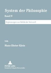 Cover von System der Philosophie