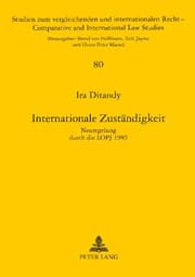 Cover von Internationale Zuständigkeit