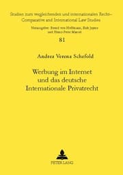 Cover von Werbung im Internet und das deutsche Internationale Privatrecht