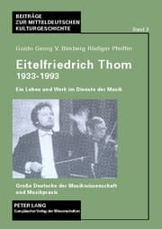 Cover von Eitelfriedrich Thom 1933-1993