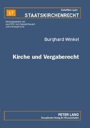 Cover von Kirche und Vergaberecht