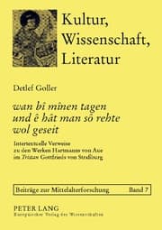 Cover von 'wan bî mînen tagen und ê hât man sô rehte wol geseit'
