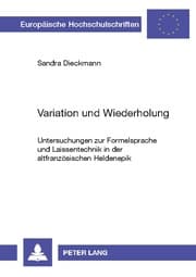 Cover von Variation und Wiederholung