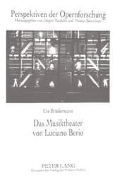 Cover von Das Musiktheater von Luciano Berio