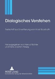 Cover von Dialogisches Verstehen