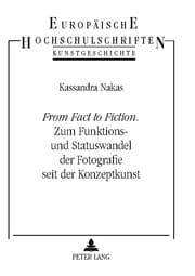 Cover von 'From Fact to Fiction'. Zum Funktions- und Statuswandel der Fotografie seit der Konzeptkunst