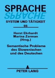 Cover von Semantische Probleme des Slowenischen und des Deutschen