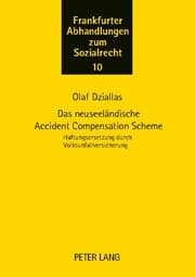 Cover von Das neuseeländische Accident Compensation Scheme