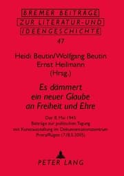 Cover von 'Es dämmert ein neuer Glaube an Freiheit und Ehre'
