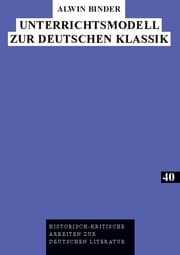 Cover von Unterrichtsmodell zur Deutschen Klassik
