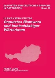 Cover von 'Geputztes Blumwerk und buntschäkkiger Wörterkram'