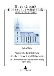 Cover von Sächsische Landkirchen zwischen Barock und Historismus