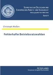 Cover von Fehlerhafte Betriebsratswahlen