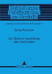 Cover von Lev Sestovs Apotheose des Irrationalen