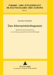 Cover von Das Alterseinkünftegesetz