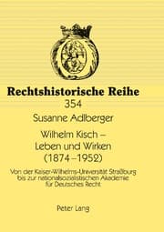 Cover von Wilhelm Kisch - Leben und Wirken (1874-1952)
