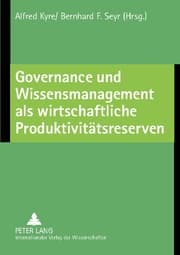 Cover von Governance und Wissensmanagement als wirtschaftliche Produktivitätsreserven