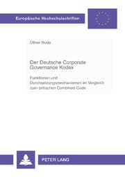 Cover von Der Deutsche Corporate Governance Kodex