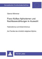 Cover von Franz Kafkas Aphorismen und Nachlasserzählungen in Auswahl