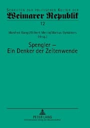 Cover von Spengler - ein Denker der Zeitenwende