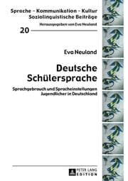 Cover von Deutsche Schülersprache