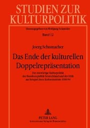 Cover von Das Ende der kulturellen Doppelrepräsentation