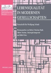 Cover von Lebensqualität in modernen Gesellschaften