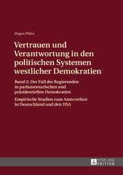 Cover von Vertrauen und Verantwortung in den politischen Systemen westlicher Demokratien