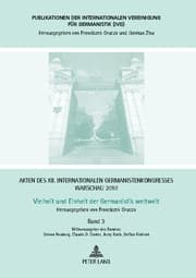 Cover von Akten des XII. Internationalen Germanistenkongresses Warschau 2010- Vielheit und Einheit der Germanistik weltweit
