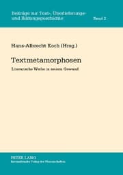 Cover von Textmetamorphosen