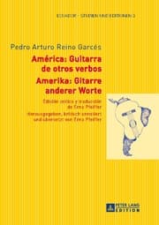 Cover von Amerika: Gitarre anderer Worte- América: Guitarra de otros verbos