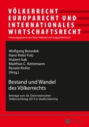 Cover von Bestand und Wandel des Völkerrechts