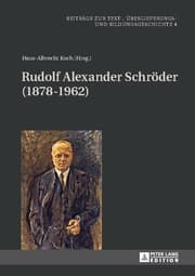 Cover von Rudolf Alexander Schröder (1878-1962)