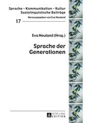Cover von Sprache der Generationen
