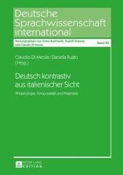 Cover von Deutsch kontrastiv aus italienischer Sicht