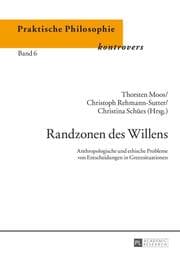 Cover von Randzonen des Willens