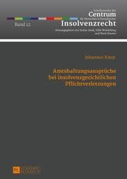 Cover von Amtshaftungsansprüche bei insolvenzgerichtlichen Pflichtverletzungen