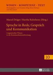 Cover von Sprache in Rede, Gespräch und Kommunikation