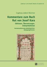 Cover von Kommentare zum Buch Rut von Josef Kara