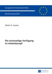 Cover von Die einstweilige Verfügung im Arbeitskampf