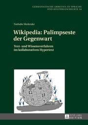 Cover von Wikipedia: Palimpseste der Gegenwart