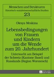 Cover von Lebensbedingungen von Frauen und Kindern um die Wende zum 20. Jahrhundert