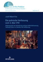 Cover von Die polnische Verfassung vom 3. Mai 1791