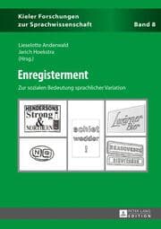 Cover von Enregisterment