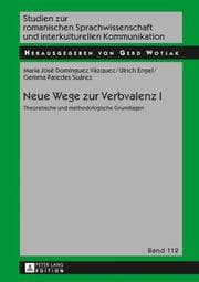 Cover von Neue Wege zur Verbvalenz I