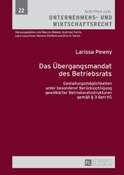 Cover von Das Übergangsmandat des Betriebsrats