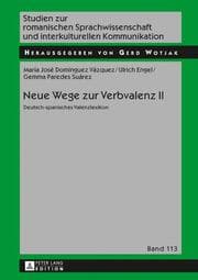 Cover von Neue Wege zur Verbvalenz II
