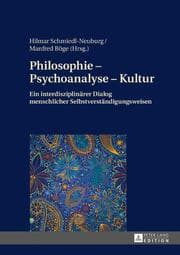Cover von Philosophie - Psychoanalyse - Kultur