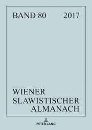 Cover von Wiener Slawistischer Almanach Band 80/2018