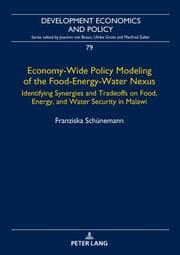 Cover von Economy-Wide Policy Modeling of the Food-Energy-Water Nexus